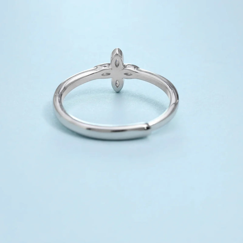 Damen Silberring Zirkonia Ring aus 925 Sterlingsilber