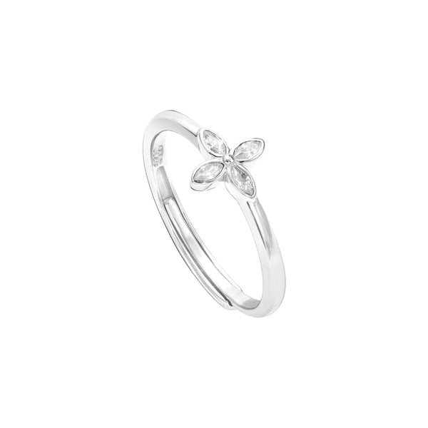 Damen Silberring Zirkonia Ring aus 925 Sterlingsilber